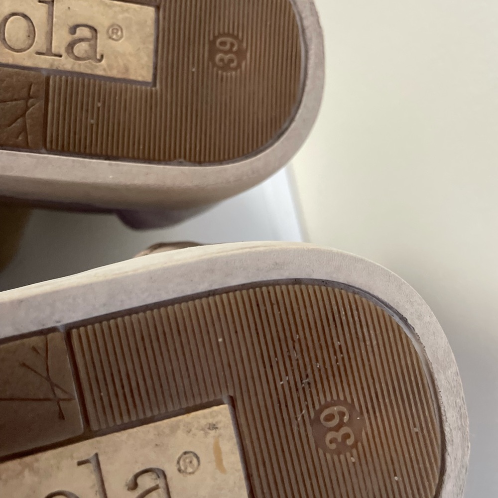 Bussola Potsdam sz 39 platform leather sandals “Pearl” super comfy!!! - Picture 12 of 12